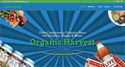 Desktop Screenshot of orgharvest.com